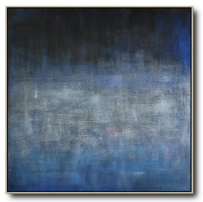 Handmade Painting Large Abstract Art,Oversized Contemporary Painting,Abstract Art Decor,Contemporary Painting,Dark Blue,Black,Grey.Etc